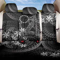 Black Kuki Airani Tapakau Back Car Seat Cover Tribal Anchor Mix Tiare LT7 One Size Black - Polynesian Pride