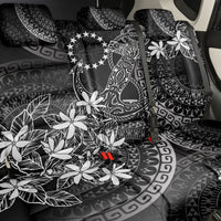 Black Kuki Airani Tapakau Back Car Seat Cover Tribal Anchor Mix Tiare LT7 - Polynesian Pride