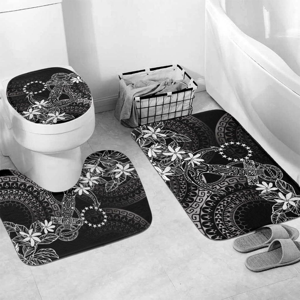 Black Kuki Airani Tapakau Bathroom Set Tribal Anchor Mix Tiare