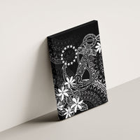 Black Kuki Airani Tapakau Canvas Wall Art Tribal Anchor Mix Tiare