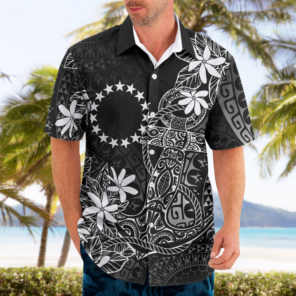 Black Kuki Airani Tapakau Hawaiian Shirt Tribal Anchor Mix Tiare LT7 - Polynesian Pride