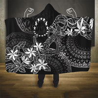 Black Kuki Airani Tapakau Hooded Blanket Tribal Anchor Mix Tiare