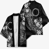 Black Kuki Airani Tapakau Kimono Tribal Anchor Mix Tiare LT7 - Polynesian Pride