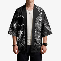 Black Kuki Airani Tapakau Kimono Tribal Anchor Mix Tiare LT7 - Polynesian Pride