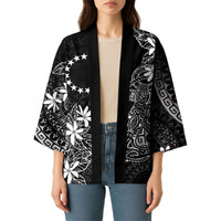 Black Kuki Airani Tapakau Kimono Tribal Anchor Mix Tiare LT7 - Polynesian Pride