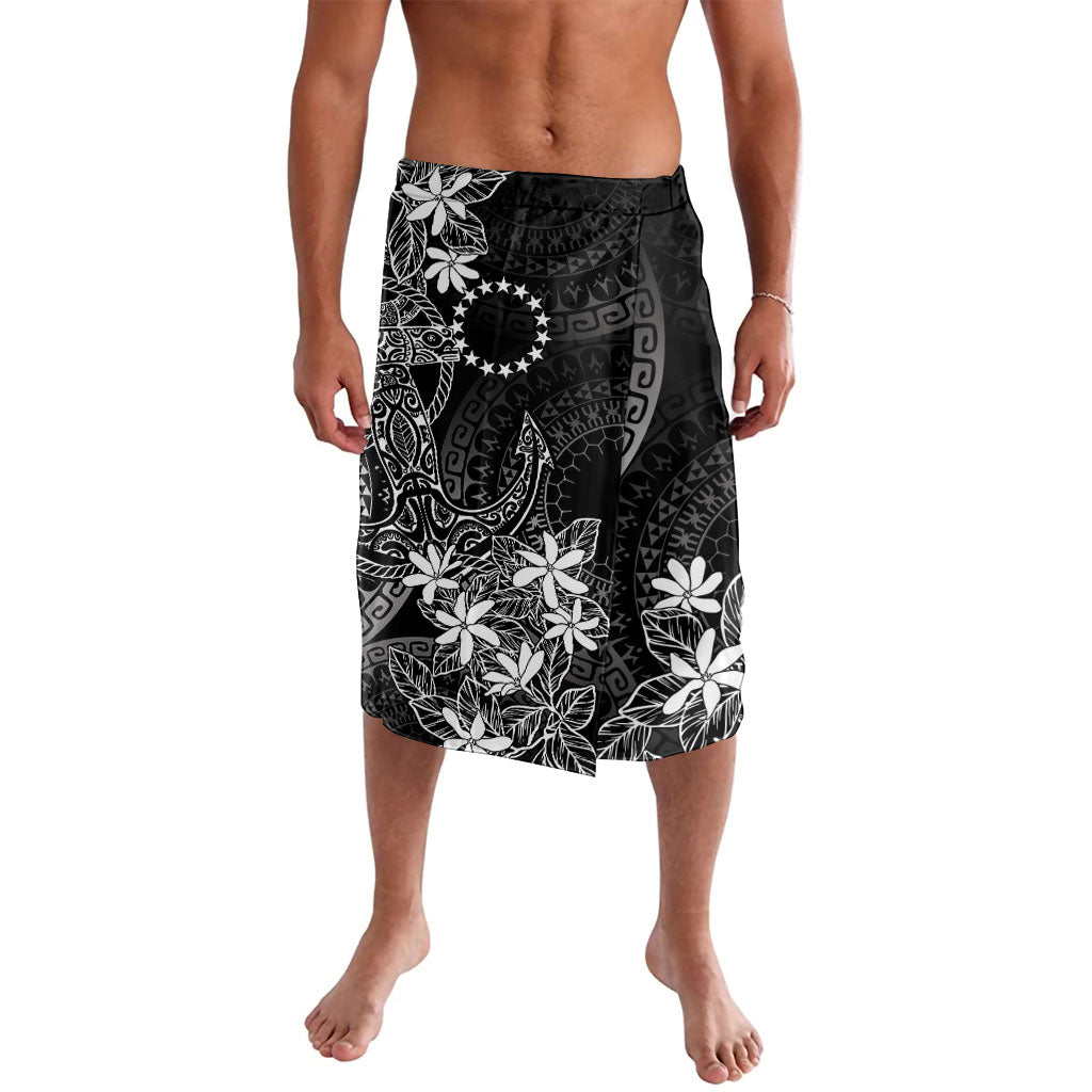 Black Kuki Airani Tapakau Lavalava Tribal Anchor Mix Tiare