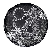 Black Kuki Airani Tapakau Spare Tire Cover Tribal Anchor Mix Tiare LT7 - Polynesian Pride