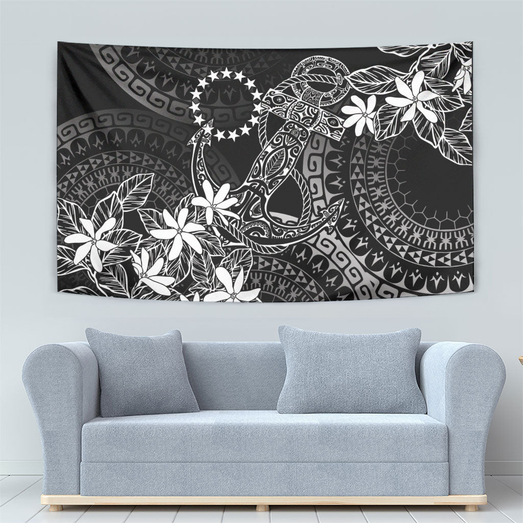Black Kuki Airani Tapakau Tapestry Tribal Anchor Mix Tiare LT7 - Polynesian Pride