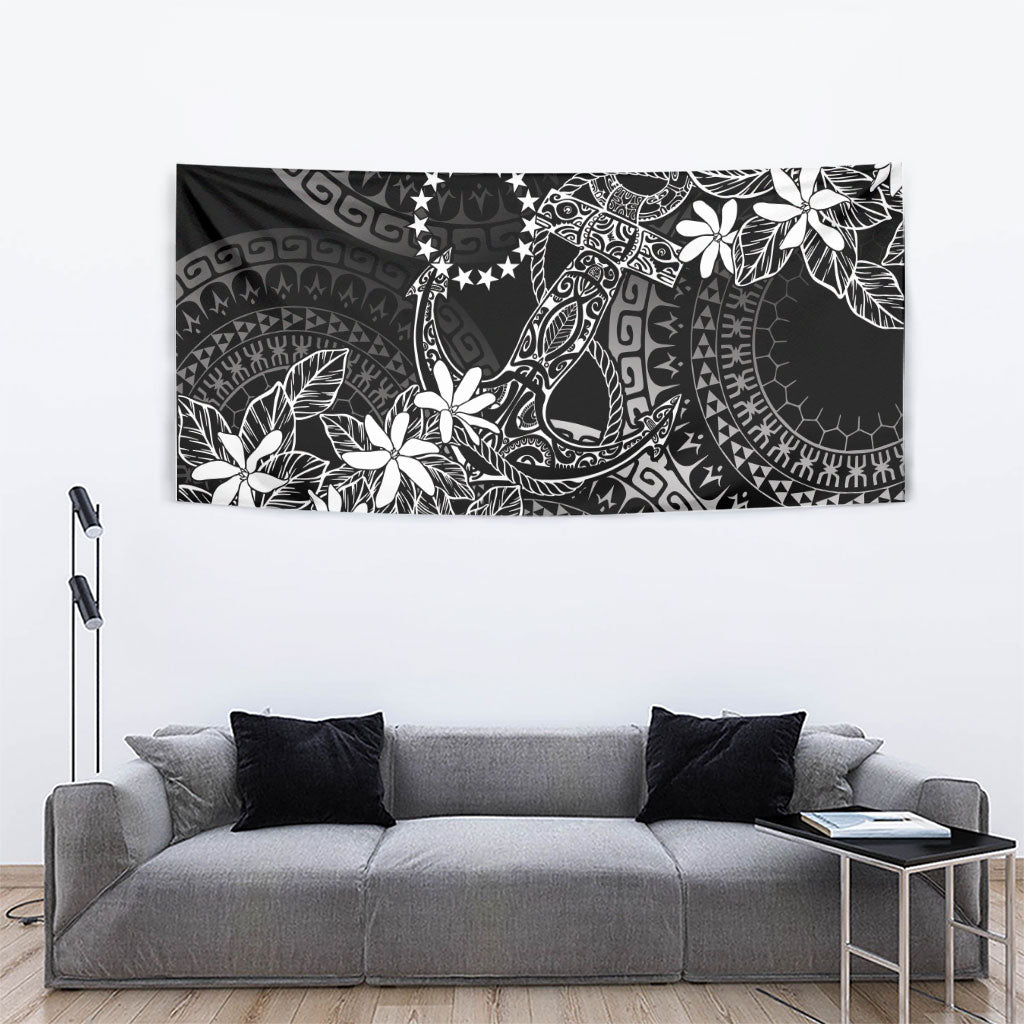 Black Kuki Airani Tapakau Tapestry Tribal Anchor Mix Tiare LT7 - Polynesian Pride