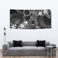 Black Kuki Airani Tapakau Tapestry Tribal Anchor Mix Tiare LT7 - Polynesian Pride