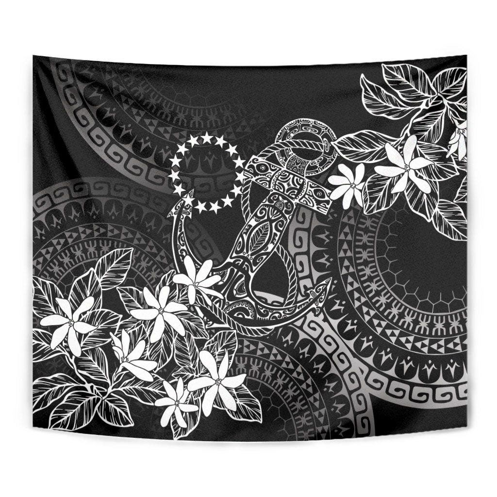 Black Kuki Airani Tapakau Tapestry Tribal Anchor Mix Tiare LT7 - Polynesian Pride