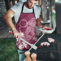 Maroon Kuki Airani Tapakau Apron Tribal Anchor Mix Tiare