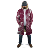 Maroon Kuki Airani Tapakau Cloak Tribal Anchor Mix Tiare LT7 - Polynesian Pride