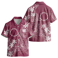 Maroon Kuki Airani Tapakau Kid Hawaiian Shirt Tribal Anchor Mix Tiare LT7 - Polynesian Pride