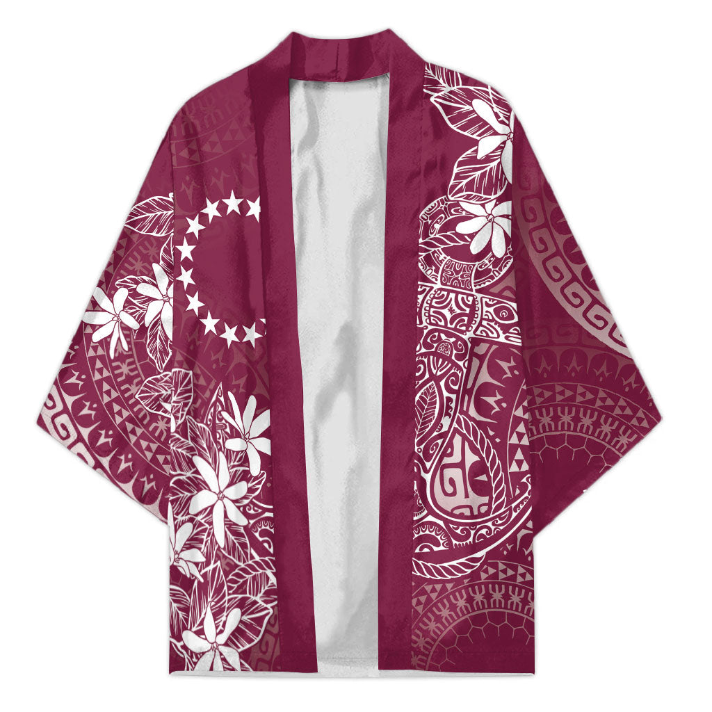 Maroon Kuki Airani Tapakau Kimono Tribal Anchor Mix Tiare LT7 Unisex Maroon - Polynesian Pride