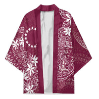 Maroon Kuki Airani Tapakau Kimono Tribal Anchor Mix Tiare LT7 Unisex Maroon - Polynesian Pride