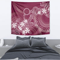 Maroon Kuki Airani Tapakau Tapestry Tribal Anchor Mix Tiare LT7 - Polynesian Pride