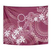 Maroon Kuki Airani Tapakau Tapestry Tribal Anchor Mix Tiare LT7 - Polynesian Pride