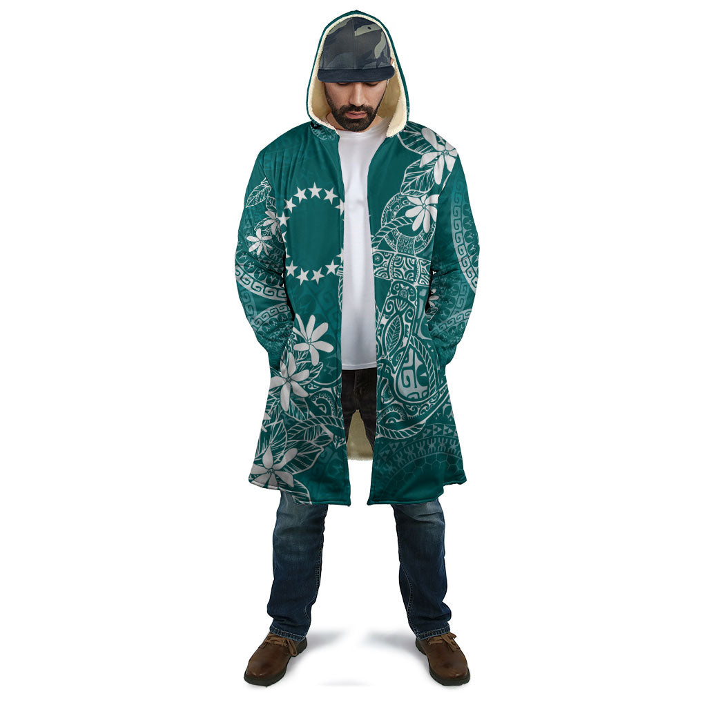 Teal Kuki Airani Tapakau Cloak Tribal Anchor Mix Tiare LT7 - Polynesian Pride