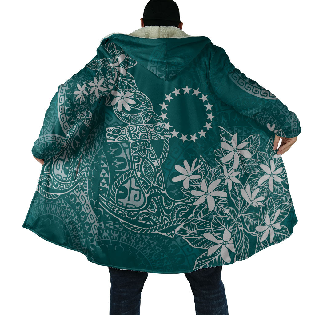 Teal Kuki Airani Tapakau Cloak Tribal Anchor Mix Tiare LT7 - Polynesian Pride