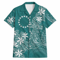 Teal Kuki Airani Tapakau Hawaiian Shirt Tribal Anchor Mix Tiare LT7 Teal - Polynesian Pride