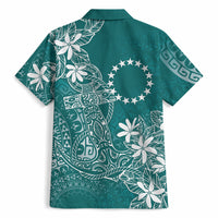Teal Kuki Airani Tapakau Hawaiian Shirt Tribal Anchor Mix Tiare LT7 - Polynesian Pride