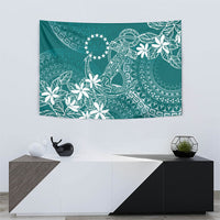 Teal Kuki Airani Tapakau Tapestry Tribal Anchor Mix Tiare LT7 - Polynesian Pride
