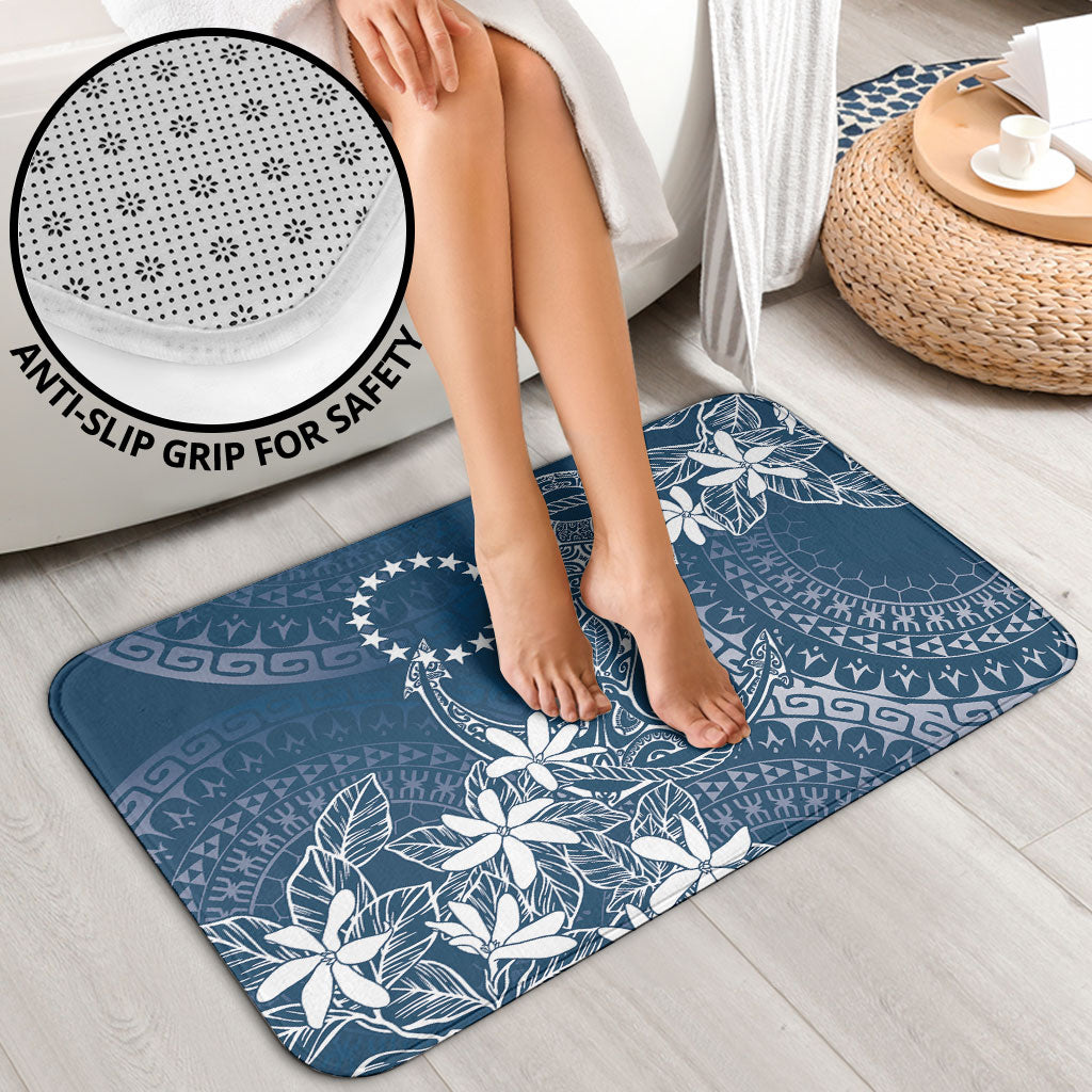Navy Kuki Airani Tapakau Bathroom Set Tribal Anchor Mix Tiare