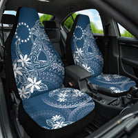 Navy Kuki Airani Tapakau Car Seat Cover Tribal Anchor Mix Tiare LT7 One Size Navy - Polynesian Pride