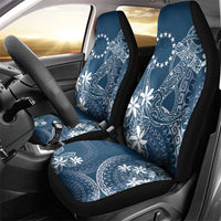 Navy Kuki Airani Tapakau Car Seat Cover Tribal Anchor Mix Tiare LT7 - Polynesian Pride