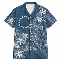 Navy Kuki Airani Tapakau Hawaiian Shirt Tribal Anchor Mix Tiare LT7 Navy - Polynesian Pride