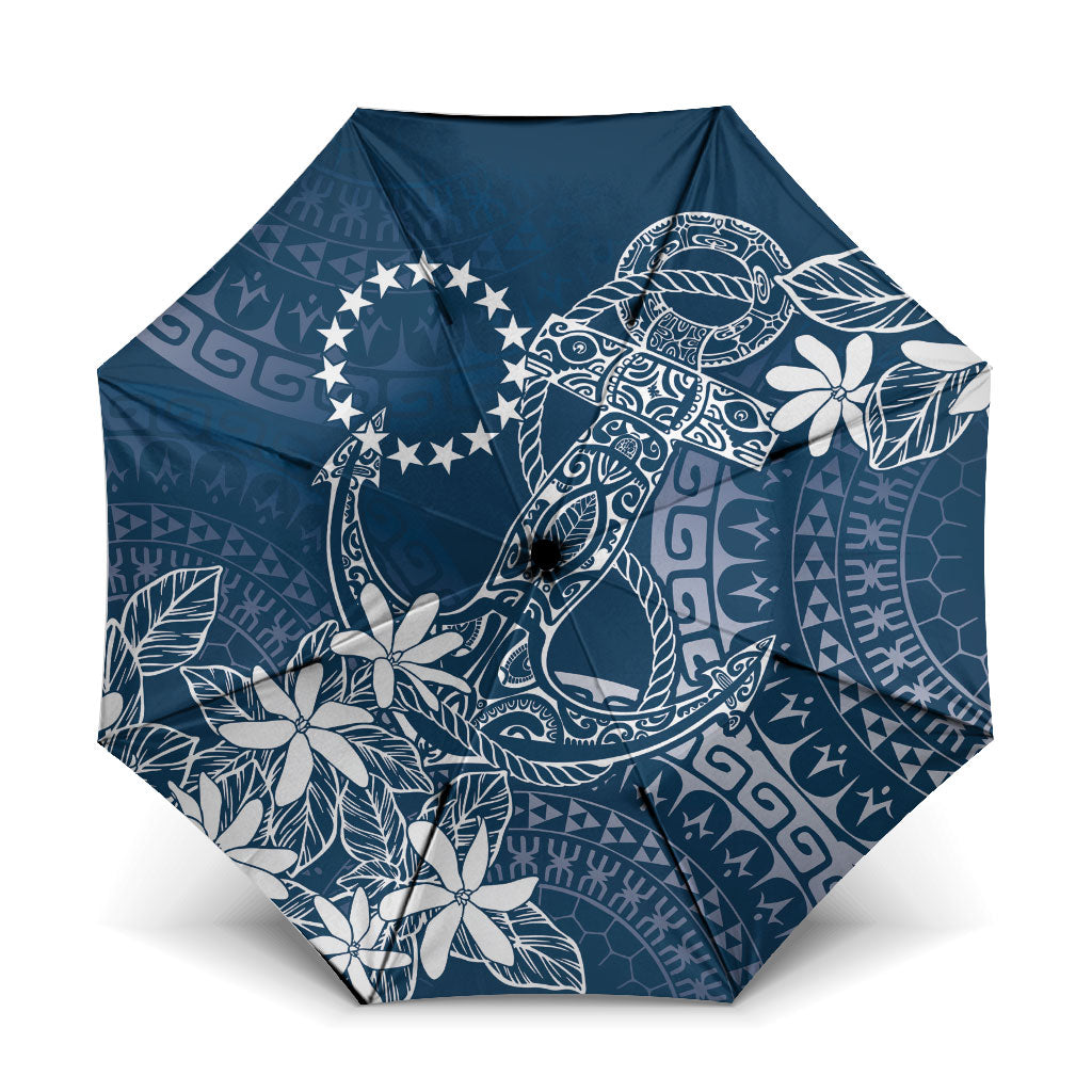 Navy Kuki Airani Tapakau Umbrella Tribal Anchor Mix Tiare