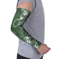 Sage Green Kuki Airani Tapakau Arm Sleeves Tribal Anchor Mix Tiare LT7 - Polynesian Pride