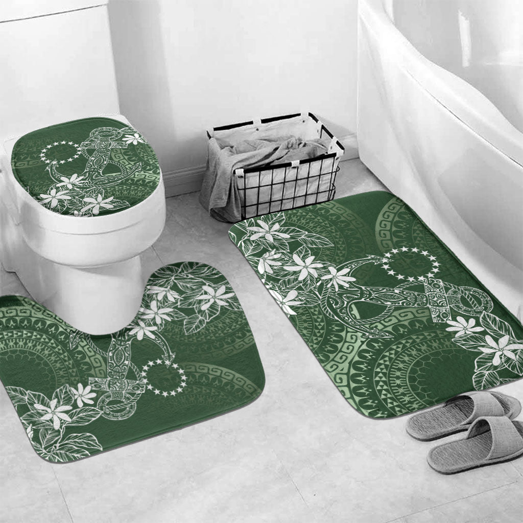 Sage Green Kuki Airani Tapakau Bathroom Set Tribal Anchor Mix Tiare