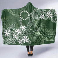 Sage Green Kuki Airani Tapakau Hooded Blanket Tribal Anchor Mix Tiare LT7 One Size Sage Green - Polynesian Pride