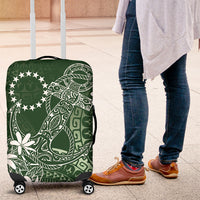 Sage Green Kuki Airani Tapakau Luggage Cover Tribal Anchor Mix Tiare