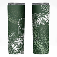 Sage Green Kuki Airani Tapakau Skinny Tumbler Tribal Anchor Mix Tiare LT7 Sage Green - Polynesian Pride