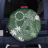 Sage Green Kuki Airani Tapakau Spare Tire Cover Tribal Anchor Mix Tiare