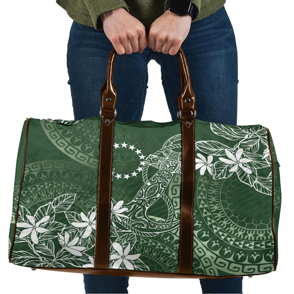 Sage Green Kuki Airani Tapakau Travel Bag Tribal Anchor Mix Tiare