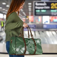 Sage Green Kuki Airani Tapakau Travel Bag Tribal Anchor Mix Tiare