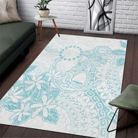 Turquoise Kuki Airani Tapakau Area Rug Tribal Anchor Mix Tiare