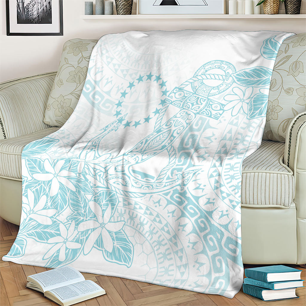 Turquoise Kuki Airani Tapakau Blanket Tribal Anchor Mix Tiare