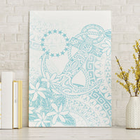 Turquoise Kuki Airani Tapakau Canvas Wall Art Tribal Anchor Mix Tiare