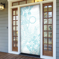 Turquoise Kuki Airani Tapakau Door Cover Tribal Anchor Mix Tiare LT7 - Polynesian Pride