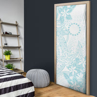 Turquoise Kuki Airani Tapakau Door Cover Tribal Anchor Mix Tiare LT7 - Polynesian Pride