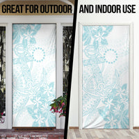 Turquoise Kuki Airani Tapakau Door Cover Tribal Anchor Mix Tiare LT7 - Polynesian Pride