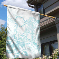 Turquoise Kuki Airani Tapakau Garden Flag Tribal Anchor Mix Tiare LT7 - Polynesian Pride