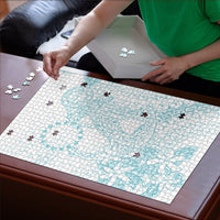 Turquoise Kuki Airani Tapakau Puzzle Tribal Anchor Mix Tiare LT7 - Polynesian Pride