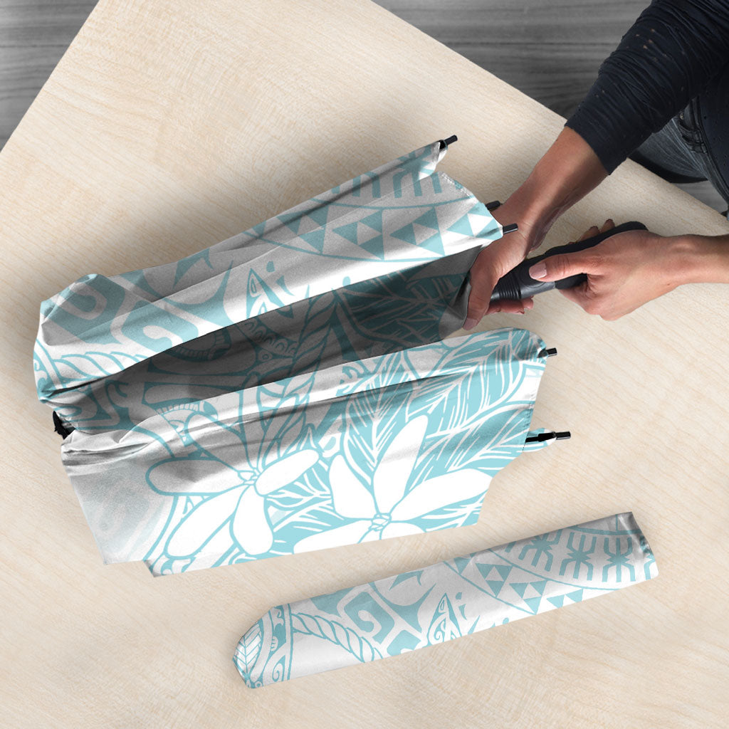 Turquoise Kuki Airani Tapakau Umbrella Tribal Anchor Mix Tiare