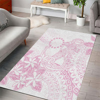 Candy Pink Kuki Airani Tapakau Area Rug Tribal Anchor Mix Tiare